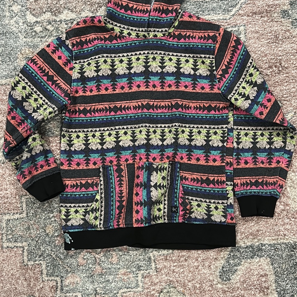 Colorful Patterned Kids Hoodie
